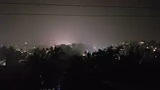 Close Up Lightning Strike La Pe&ntilde;ita Mexico June 2025