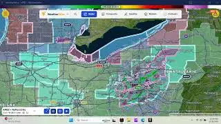 Snow Squall Warning Ohio Noaa weather Station KIH 35 Pittsburgh PA