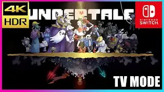Undertale Nintendo Switch Oled Dock Mode Gameplay | LG Oled 4K HDR