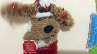 (NEW FOR 2019) Walmart Dan Dee Animated Dog In Stocking