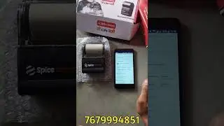 Spice Money Bluetooth Thermal Printer #shorts #short #SpiceMoneyPrinter