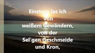 Einstens las ich von einer Stadt Salem - Once I read