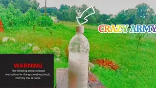 baking soda with vinegar reaction in under bottle@MRINDIANHACKER 