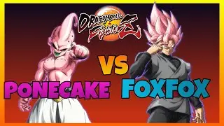 DBFZ - PONECAKE vs FOXFOX gameplays (Kid Buu, Goku Black, Janemba vs Goku Black, Cooler, Trunks)