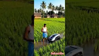 Drone View of Smart Farming Robot | Modern Agriculture Technology 🚜🤖 #ytshorts