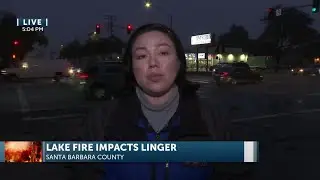 Santa Barbara County Office of Emergency Management monitoring Lake Fire Burn Scar
