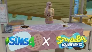 THE SIMS 4 - SPONGEBOB SQUAREPANTS COLLAB - can my cute couple create their own krusty krab empire?!