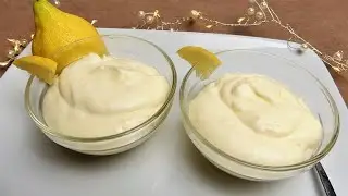 Schnelle Zitronencreme, erfrischend bei den Temperaturen!