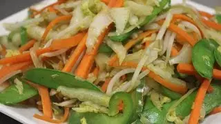How to Make Stir Fry Vegetables (Yasai Itame)