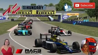 Assetto Corsa FORMULA RSS 1990 V12 McLaren Honda Ayrton Senna F1 1990 Race Hungaroring Gameplay ITA