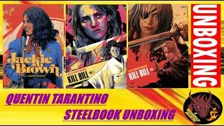 Jackie Brown & Kill Bill Vol. 1 & 2 4K Steelbook Unboxing