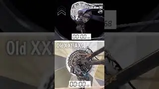Speed Test New Shimano XTR VS Old Sram XX1 AXS #marketing #mtb