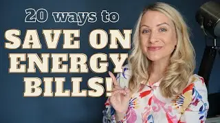 HOW TO SAVE MONEY ON ENERGY BILLS & USE 24% LESS! 20 TIPS TO MAKE YOUR HOME ENERGY EFFICIENT 2023