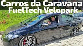 CARROS DA CARAVANA FUELTECH VELOPARK SAINDO DE SÃO PAULO