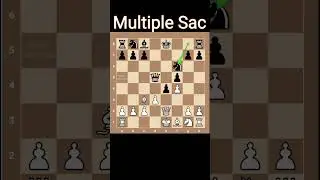 Multiple Sac to Checkmate | Falkbeer Countergambit