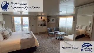 Holland America Rotterdam Neptune Spa Suite Room Tour