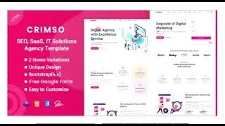 Crimso - SEO & IT Agency HTML Template | Themeforest Templates