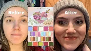 GRWM | Unicorn Cosmetics Angel Palette | Neutral Eye Look