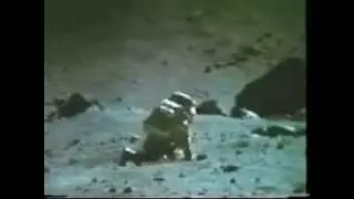Astronaut falls over