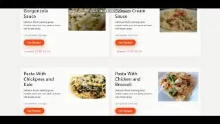 Recipes App using Html CSS and JS