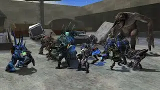 Охотники Halo 1 против персонажей Halo Reach