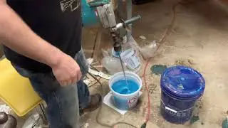 Making a epoxy river table part 5: pouring 2nd layers.