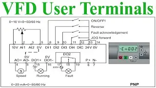 VFD User Terminals || VFD Terminals Details || Use of VFD External Terminal