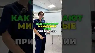 Как работают минусовые очки при близорукости?