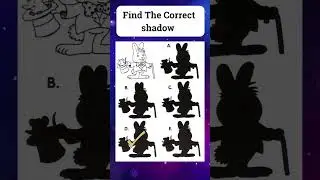 Find The Correct Shadow | Find the Correct Shadow Challenge! #shorts #CoolQuiz
