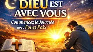 DIEU EST AVEC VOUS 🌙 Commencez la Journ&eacute;e avec Foi et Paix ✨
