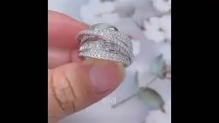 2.00 TCW Round & Emerald Lab Grown Diamond Ring | IGI Certified | Modern Luxury | Unii Jewels