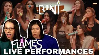 REACTION TO BINI 'Flames' Official Live Performances | Bikini, Infinity, & Paruparo,