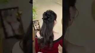 #Half-shoulder hair#New hairstyle for the Spring Festival