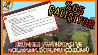 KRUNKER JAVA HATASI ÇÖZÜMÜ | KRUNKER AÇILMAMA SORUNU ÇÖZÜMÜ !!!  (%65 ÇALIŞIYOR)
