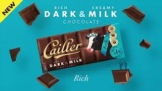 Cailler Dark & Milk Tablet range 16/9
