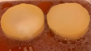 PINE SUDSY BUCKET &bull; CIRCLE SOFT SPONGES SQUEEZING 🧡⚪️⚪️🧡