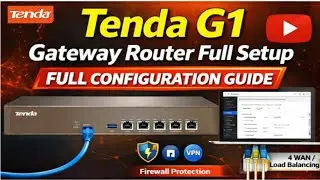 Tenda G1 ENTERPRISE GATEWAY ROUTER | Setup | configuration | Access control | How to configure G1 