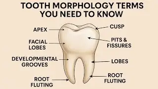 Tooth morphology anatomy terms! Let&rsquo;s break them down