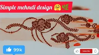 Model mehndi design 🤗💞🌿letest mehndi design||Arabic mehndi design||Eid special design #viralvideo