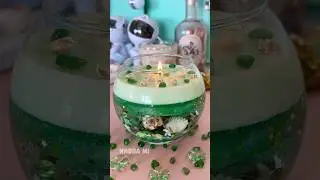 Ocean Water Candle DIY ✨| Relaxing ASMR💚🌊