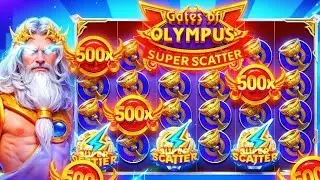 ДОЖАЛ!!! МОЩНО СТАРТАНУЛ!!! GATES OF OLYMPUS SUPER SCATTER ВЗЯЛ ALL IN И КОМБЕКНУЛ!!!