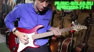 Обзор электрогитары Stratocaster Cort G100 OPBC
