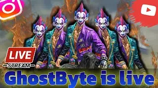 Ghostbyte is Live Free Fire Rank Push Journey Br - Cs Rank push 🔥 #freefire #livestream #freefiremax