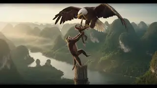 MATERNAL INSTINCT AN EAGLE ATTACKS THE BABY MONKEY &mdash; THE MOTHER&rsquo;S REACTION WAS INSANE
