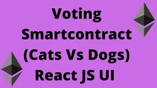 React JS UI for Voting Smartcontract (cats Vs dogs).