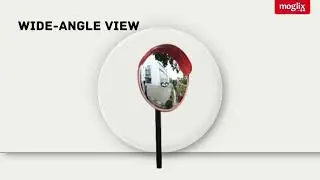 Stockhawkers Ultra-Durable Convex Mirror Crystal-Clear Safety Solution