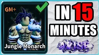 How To Get GM+ Rank Jungle Monarch In Arise Crossover Roblox