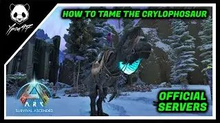 How To Tame Cryolophosaur In Lost Colony - Best KO Dino | ARK: Survival Ascended