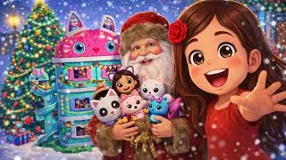 Santa Brings Gabby&rsquo;s Dollhouse | Unboxing & Playtime Fun