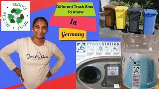 How to separate trash in Germany?Recycling in Germany|Different TrashBins Germany|#TrashBinsGermany